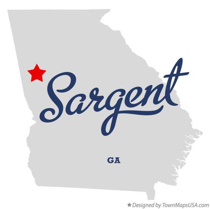 Map of Sargent Georgia GA