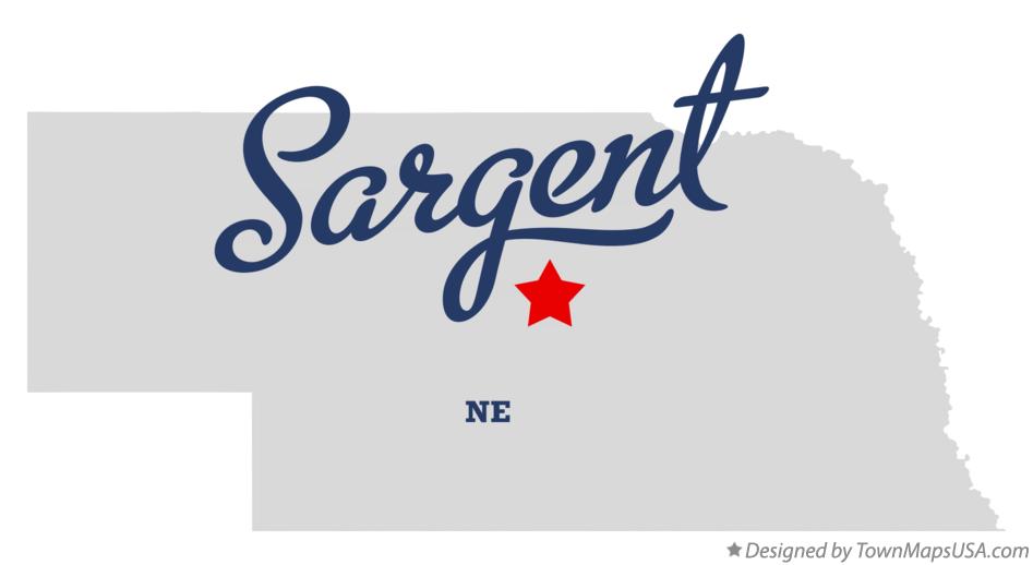 Map of Sargent Nebraska NE