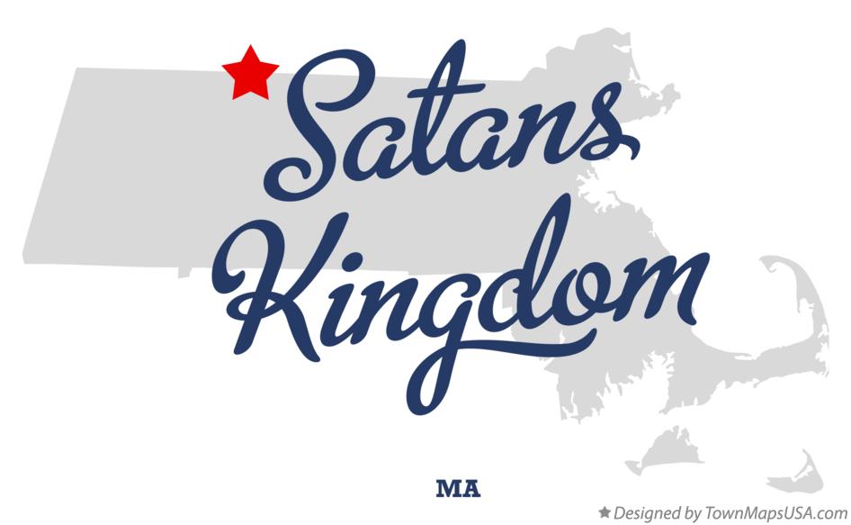 Map of Satans Kingdom Massachusetts MA