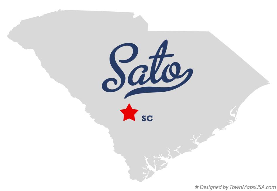 Map of Sato South Carolina SC