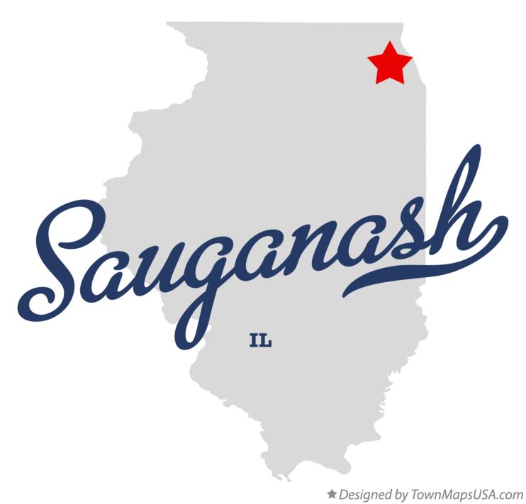 Map of Sauganash Illinois IL