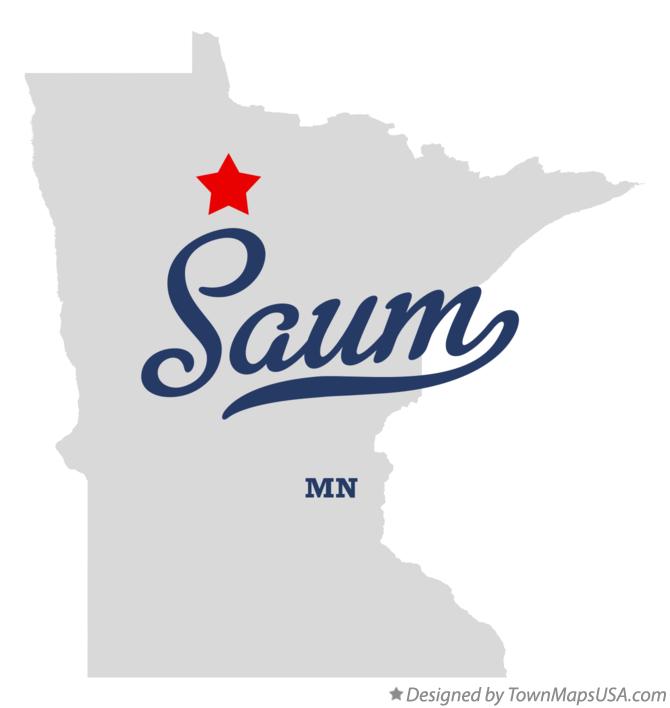 Map of Saum Minnesota MN