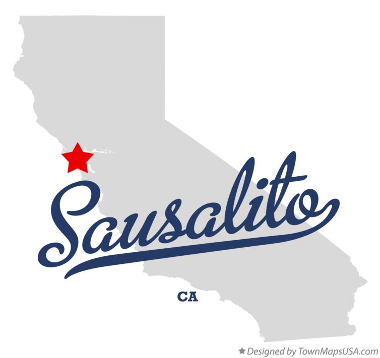 Map of Sausalito California CA