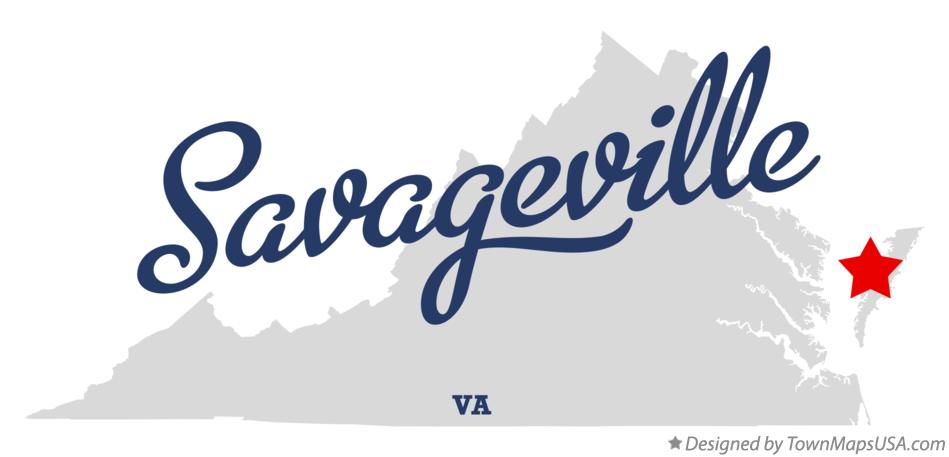Map of Savageville Virginia VA