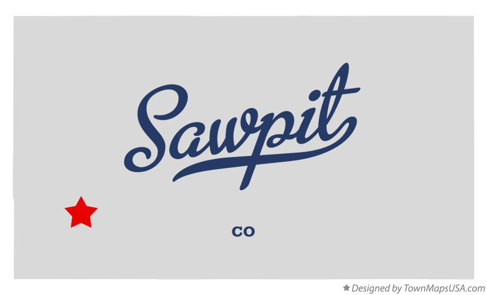 Map of Sawpit Colorado CO