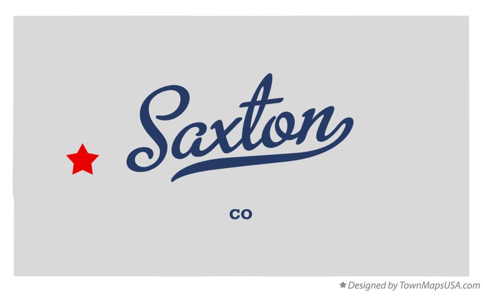 Map of Saxton Colorado CO