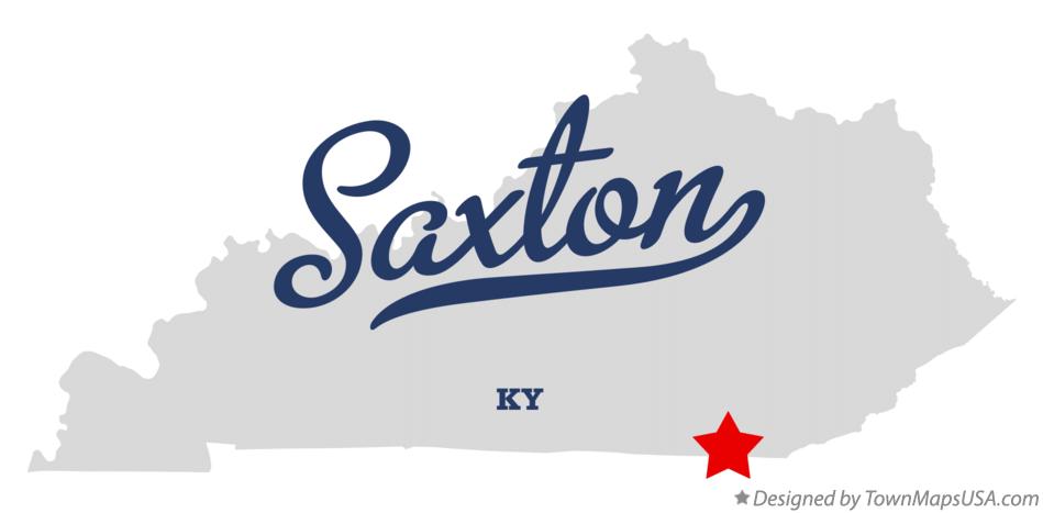 Map of Saxton Kentucky KY