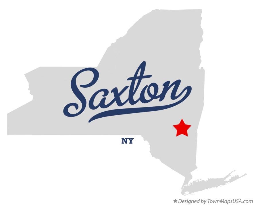 Map of Saxton New York NY