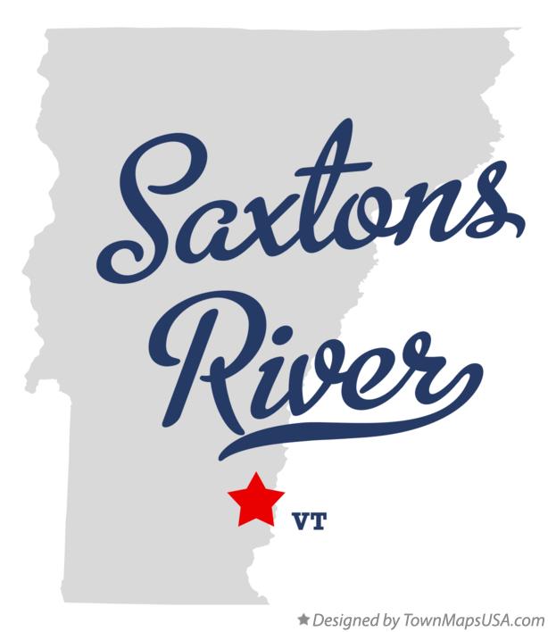 Map of Saxtons River Vermont VT