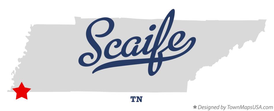 Map of Scaife Tennessee TN