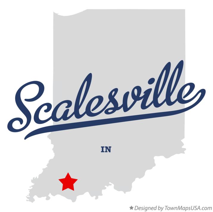 Map of Scalesville Indiana IN