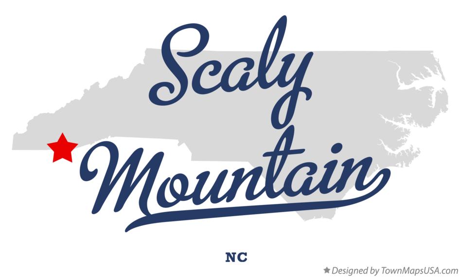Map of Scaly Mountain North Carolina NC