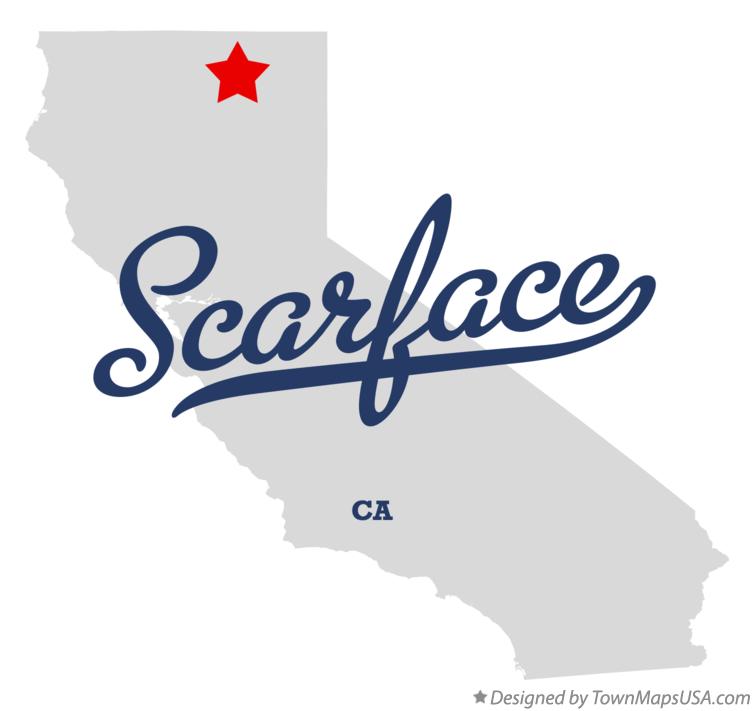 Map of Scarface California CA