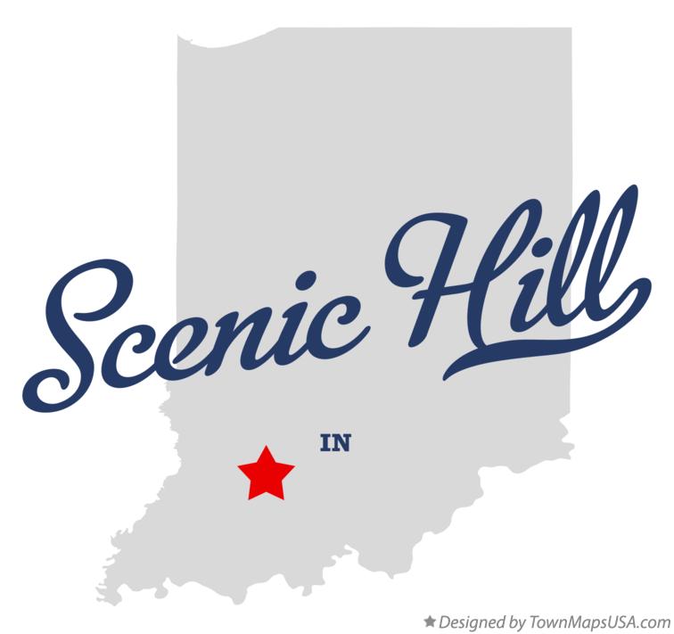 Map of Scenic Hill Indiana IN