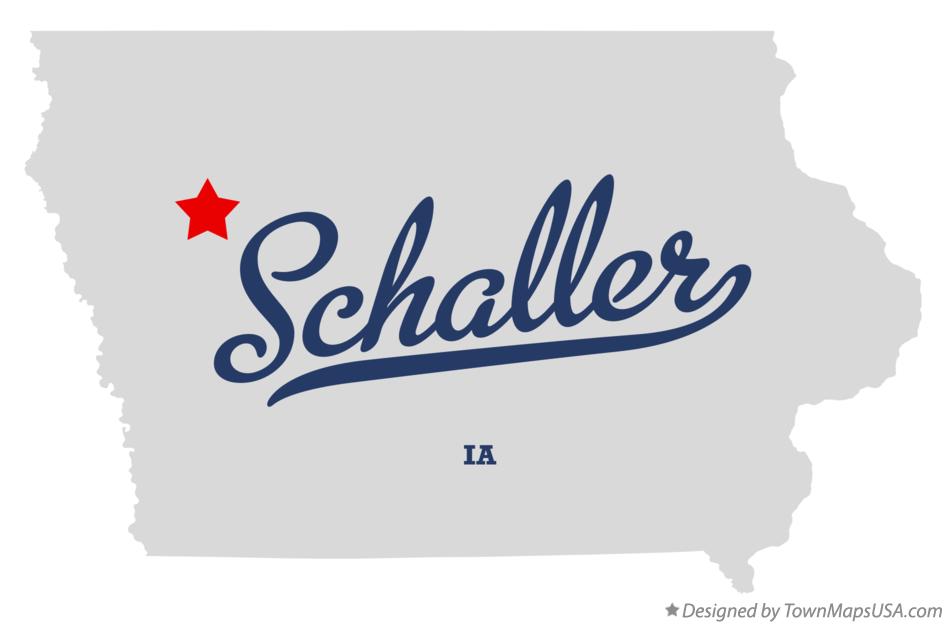 Map of Schaller Iowa IA