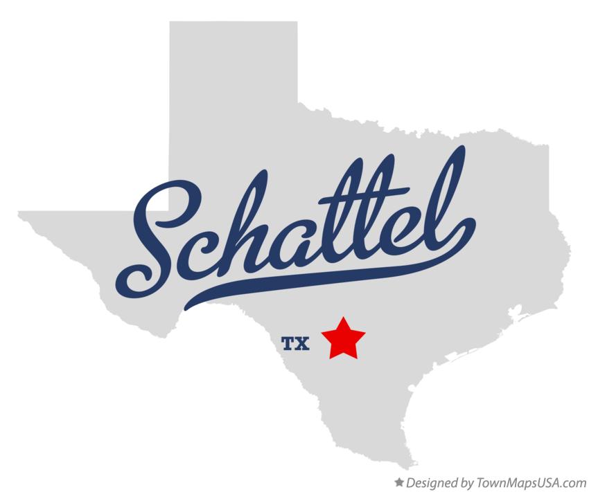 Map of Schattel Texas TX