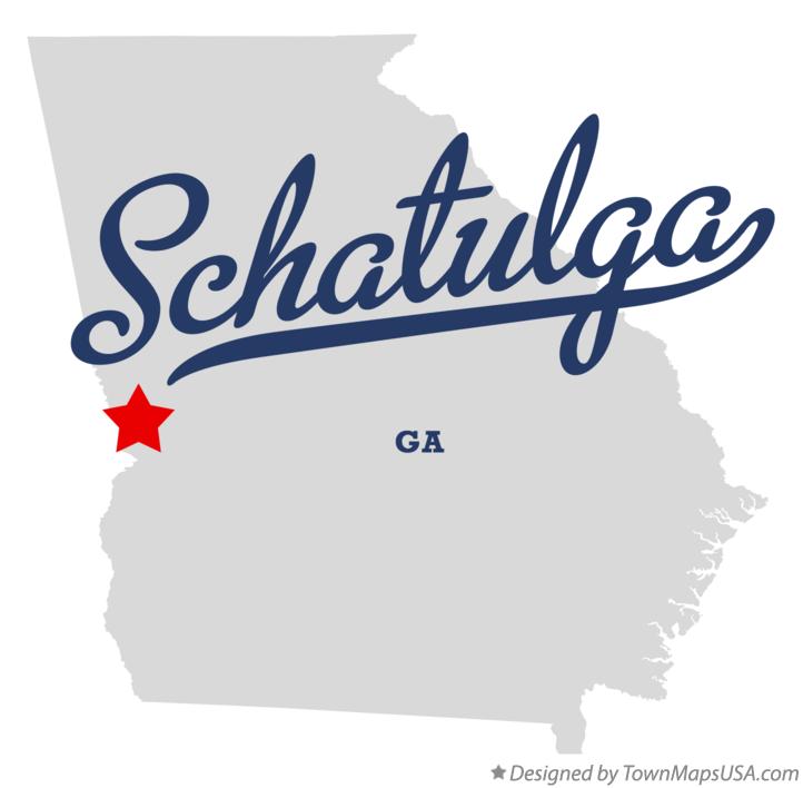 Map of Schatulga Georgia GA