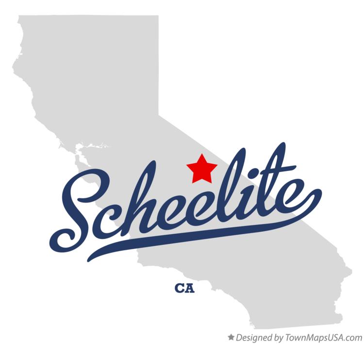 Map of Scheelite California CA