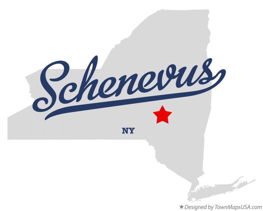 Map of Schenevus New York NY