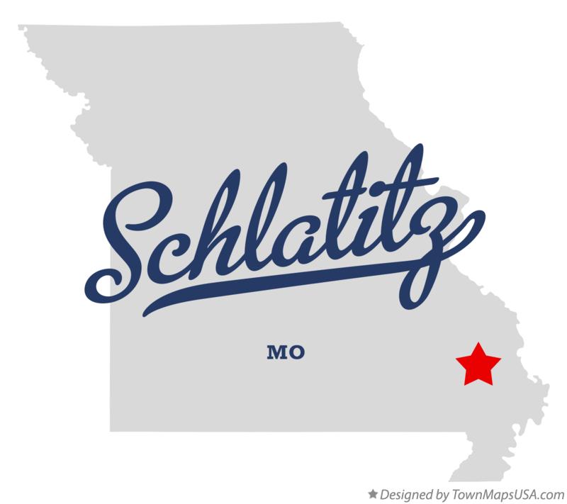 Map of Schlatitz Missouri MO