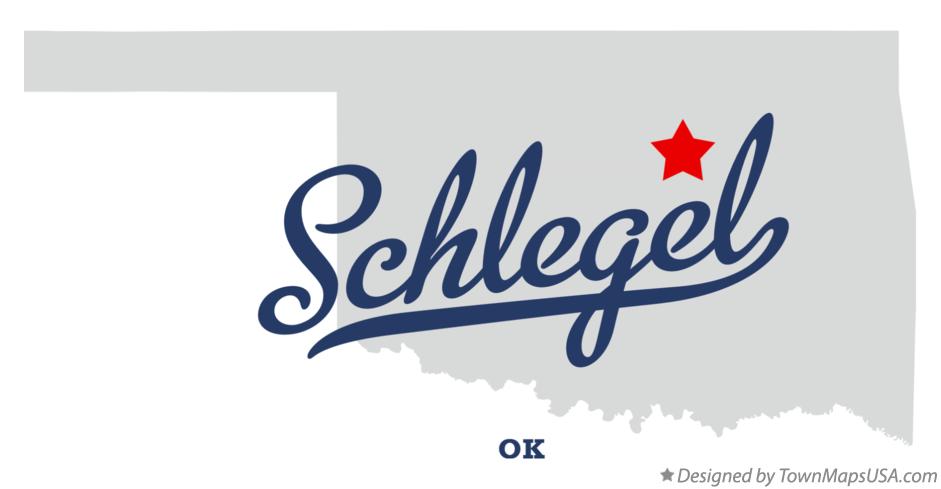 Map of Schlegel Oklahoma OK