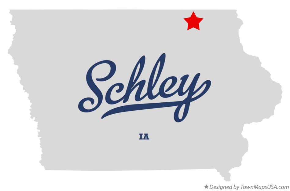 Map of Schley Iowa IA