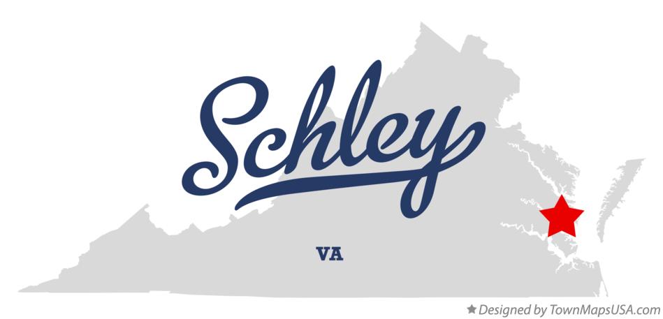 Map of Schley Virginia VA