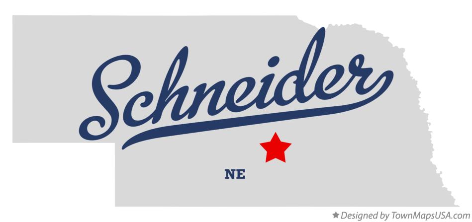 Map of Schneider Nebraska NE