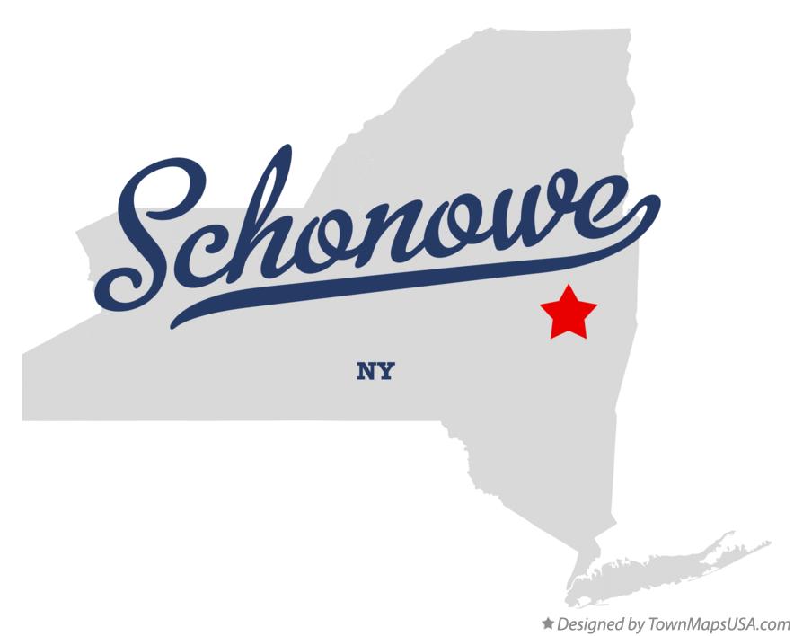 Map of Schonowe New York NY