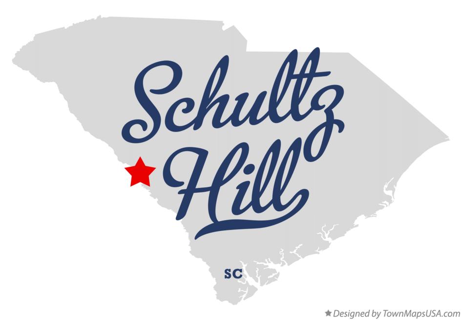 Map of Schultz Hill South Carolina SC