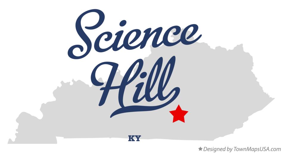 Map of Science Hill Kentucky KY