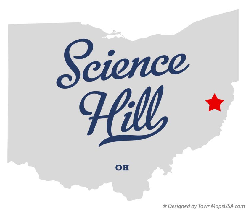 Map of Science Hill Ohio OH