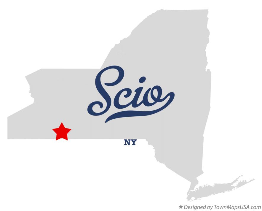 Map of Scio New York NY