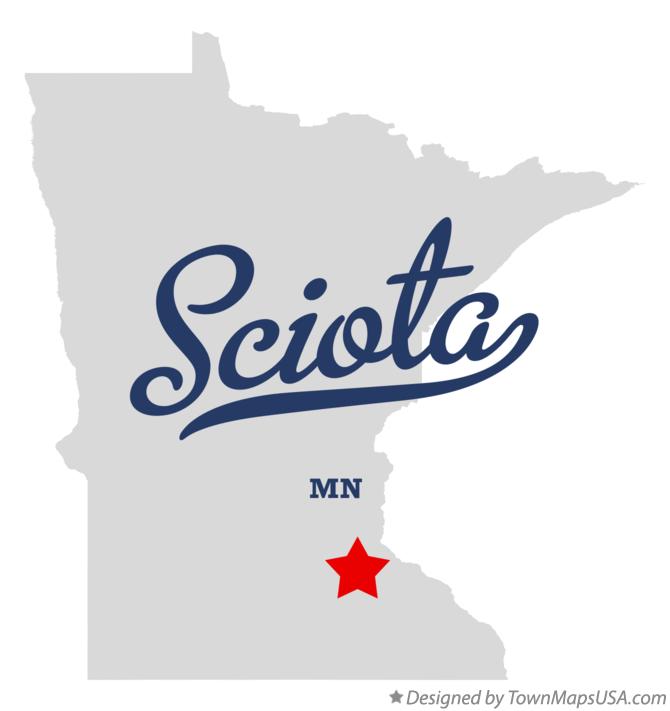Map of Sciota Minnesota MN