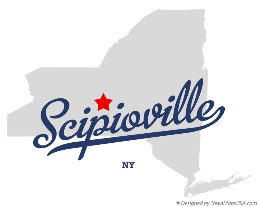 Map of Scipioville New York NY