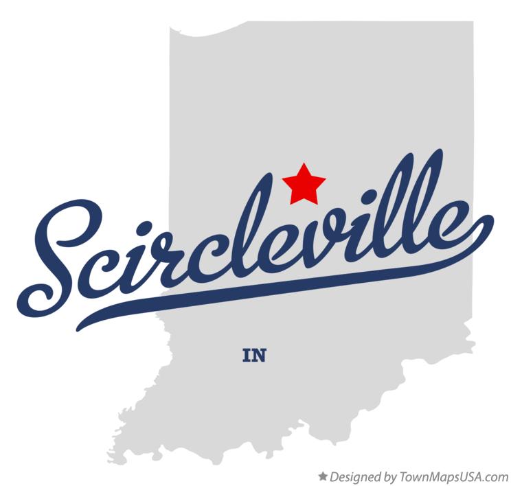 Map of Scircleville Indiana IN
