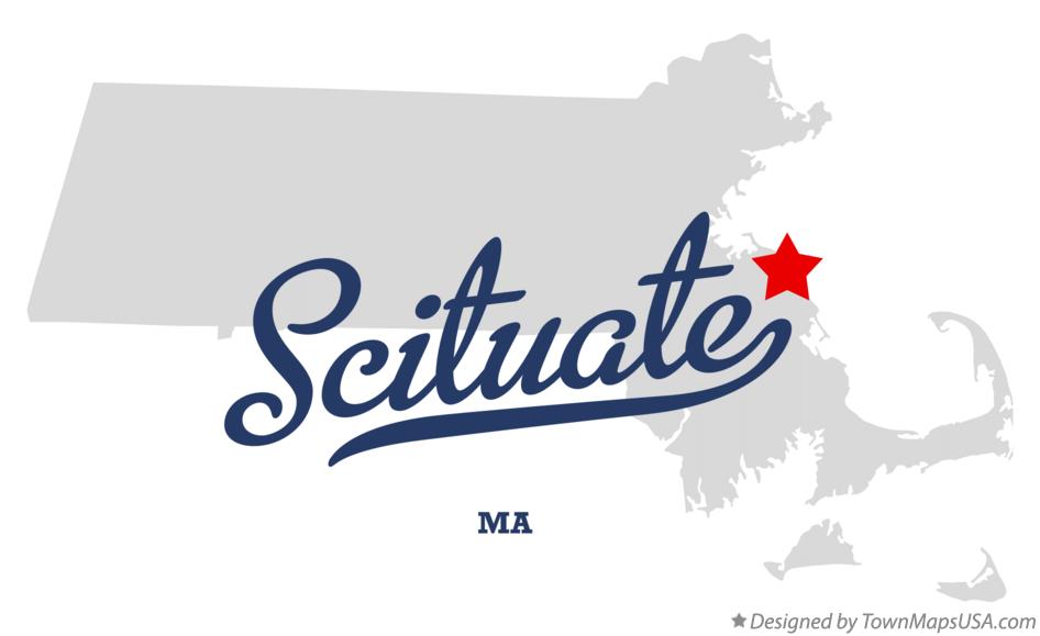 Map of Scituate Massachusetts MA