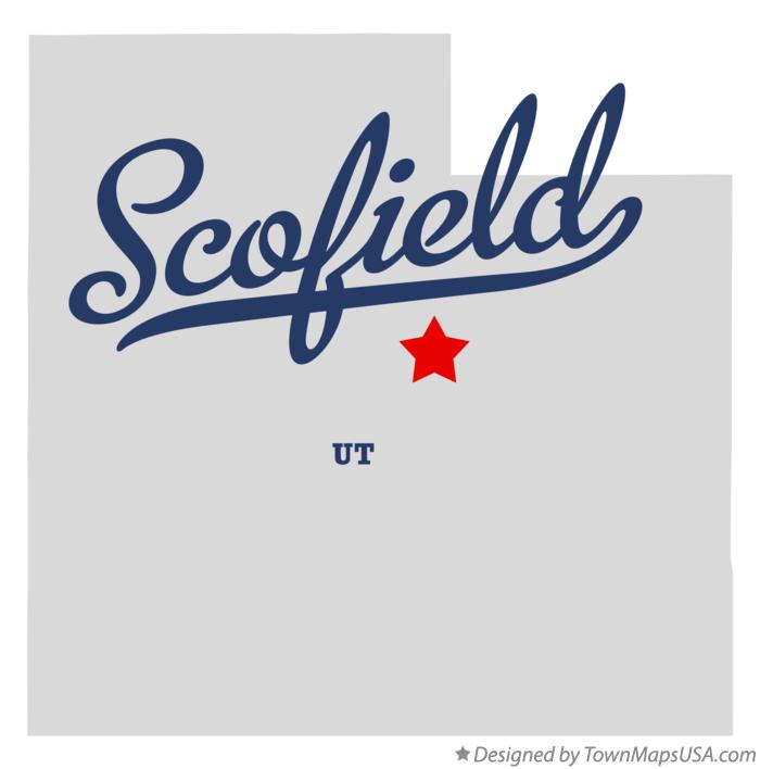 Map of Scofield Utah UT