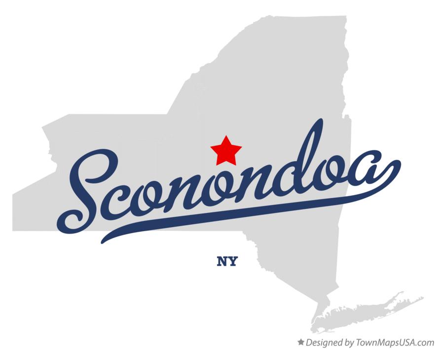 Map of Sconondoa New York NY