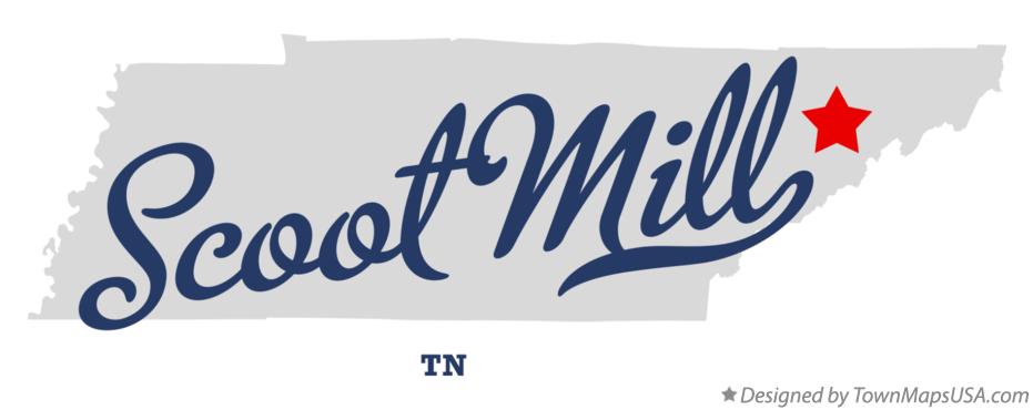 Map of Scoot Mill Tennessee TN