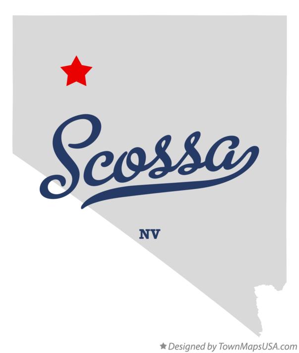 Map of Scossa Nevada NV