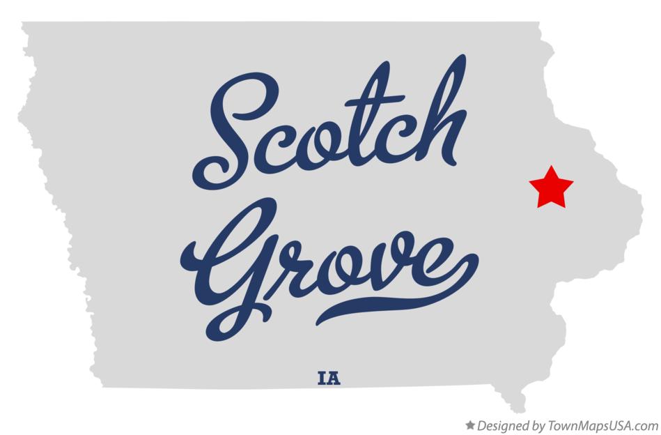 Map of Scotch Grove Iowa IA