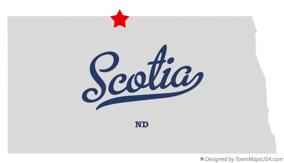 Map of Scotia North Dakota ND