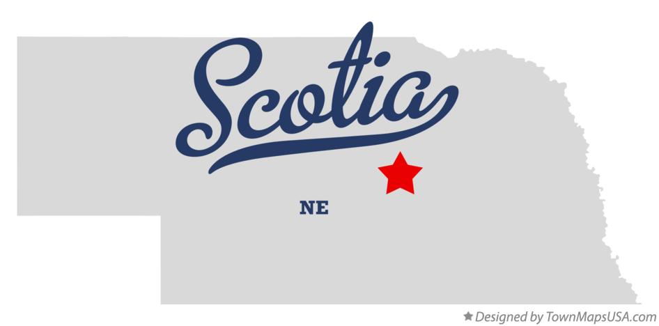Map of Scotia Nebraska NE
