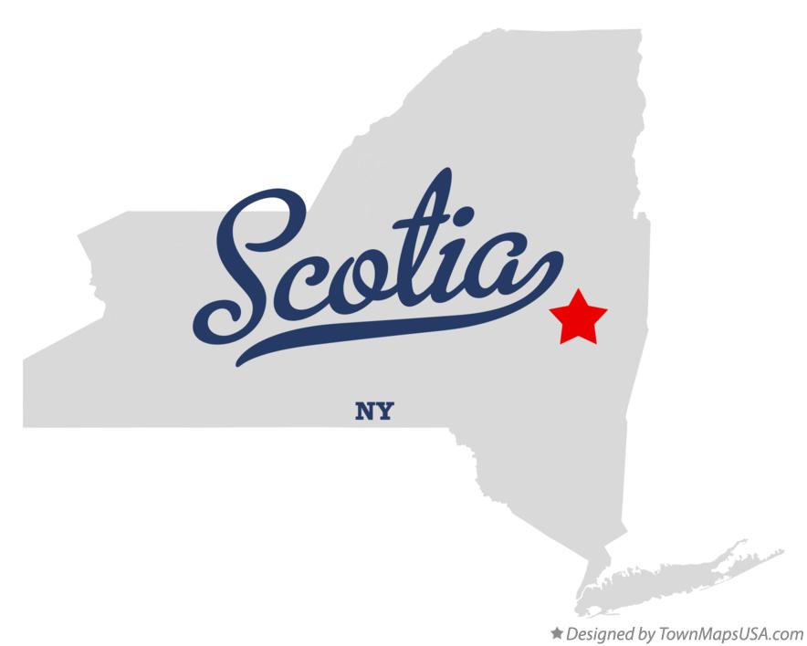 Map of Scotia New York NY