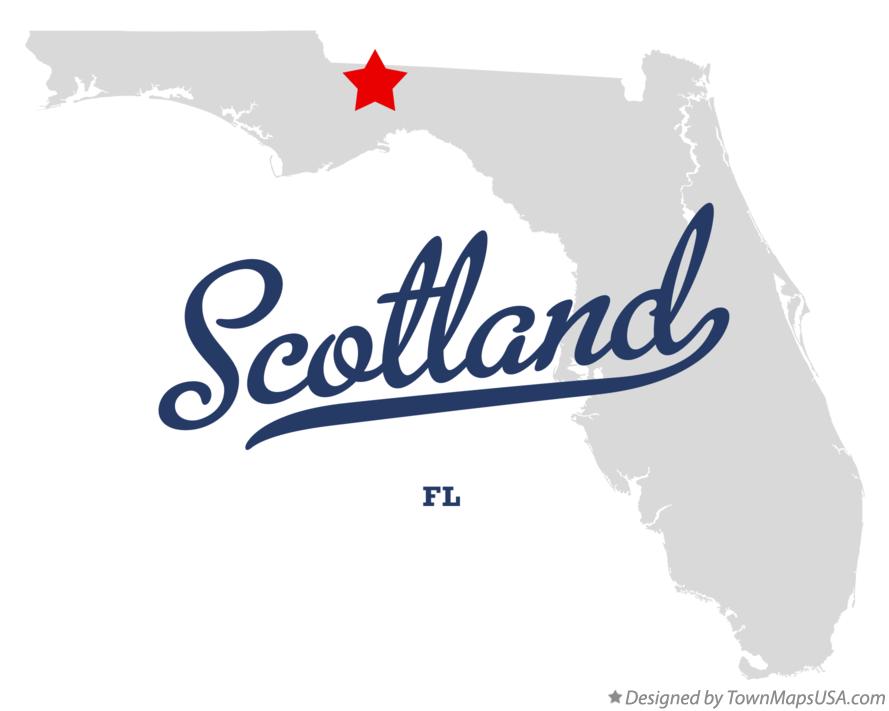 Map of Scotland Florida FL