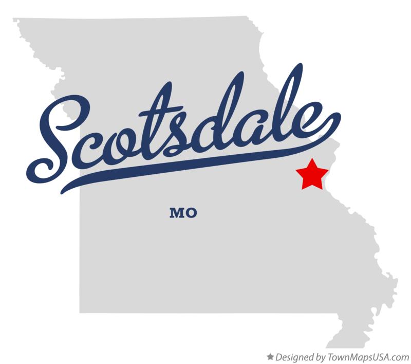 Map of Scotsdale Missouri MO