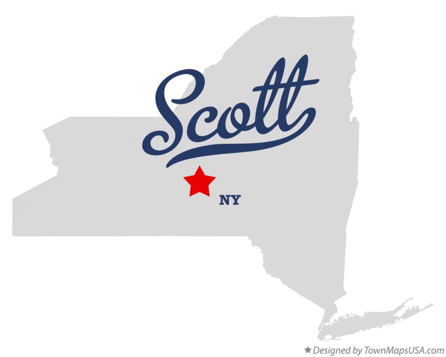 Map of Scott New York NY
