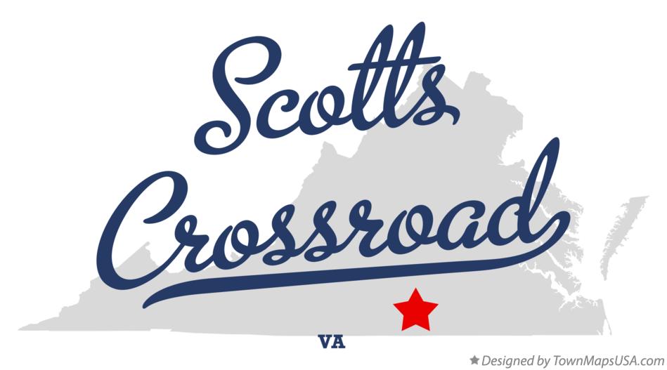 Map of Scotts Crossroad Virginia VA
