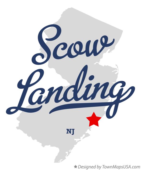 Map of Scow Landing New Jersey NJ